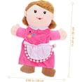 thumbnail image 5 of Hand puppet made of plush for children, enchanting storytelling toy for interaction and creativity, 5 of 5