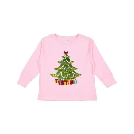 

Inktastic Christmas Tree Gift Toddler Boy or Toddler Girl Long Sleeve T-Shirt