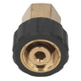 thumbnail image 1 of Pressure Washer Adapter, Brass Rubber , Ideal Replacement G1/4in To M22 X 1.5mm, Compatible With Most Pressure Washer Hoses, 1 of 8