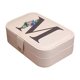 thumbnail image 1 of Puntoco Caja de Almacenamiento para exhibición de Joyas y Pendientes con 26 Letras, Organizador, Bandeja de Franela, Regalo, Almacenamiento en el hogar, 1 of 2