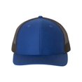 thumbnail image 1 of Adjustable Snapback Trucker Cap, Adjustable, RoyalBlack, 1 of 4
