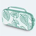 thumbnail image 4 of Portable Storage Case (green Leaf) For Nintendo Switch Lite Models Durable Hard Shell Game Storage Handbag Portable Travel Bag Pu Bag, 4 of 5