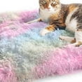 thumbnail image 3 of Cama para Gato, colorida, plegable, doble uso, cálida jaula para perros de felpa, almohadilla para Chihuahua, Pug, Bichon, patatas fritas, gatos y perros, 3 of 10