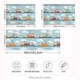 thumbnail image 2 of Yayeee Pillowcase King Size Set of 2 Satin Wrinkle Resistant Envelope Pillow Case, Cartoon Train Pattern, 2 of 8