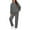 Gray, variant on Sweat Suits For Womens 2 Piece 2 Piece Lounge Set Women Outfits For Women Jogging Suits For Women Matching Sets Women Clothing Matching Sweat Sets For Women Casual Two Piece Sets For Women L