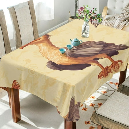 

BZSMCE Square Tablecloth Cute Vulture Pattern Pattern Tableclothes