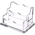 thumbnail image 1 of Soporte para tarjetas de visita para escritorio, soporte para tarjetas de visita de acrílico transparente, soporte para exhibición de múltiples tarjetas de visita para tarjetas de visita de 2" x 3,5",, 1 of 7