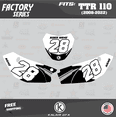 thumbnail image 3 of Kalair GFX Graphics Kit for Yamaha TTR110 (2008-2023) Factory Series, 3 of 5