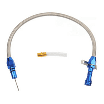 iFJF Flexible Stainless Transmission Dipstick Replacement for GM Chevy TH-350/TH-400 Turbo SBC BBC 530mm(Blue)