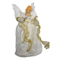 thumbnail image 2 of Kurt Adler 14-Inch Fiber Optic Ivory and Gold Animated Angel Treetop, 2 of 4