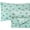 Mint Pine Trees, variant on Elegant Comfort Ultra-Soft 4-Piece Holiday Velvet Plush Flannel Sheet Set - Warm Fuzzy Flannel Fleece with Deep Pockets - High-Quality - Cal King, Mint Pine Trees