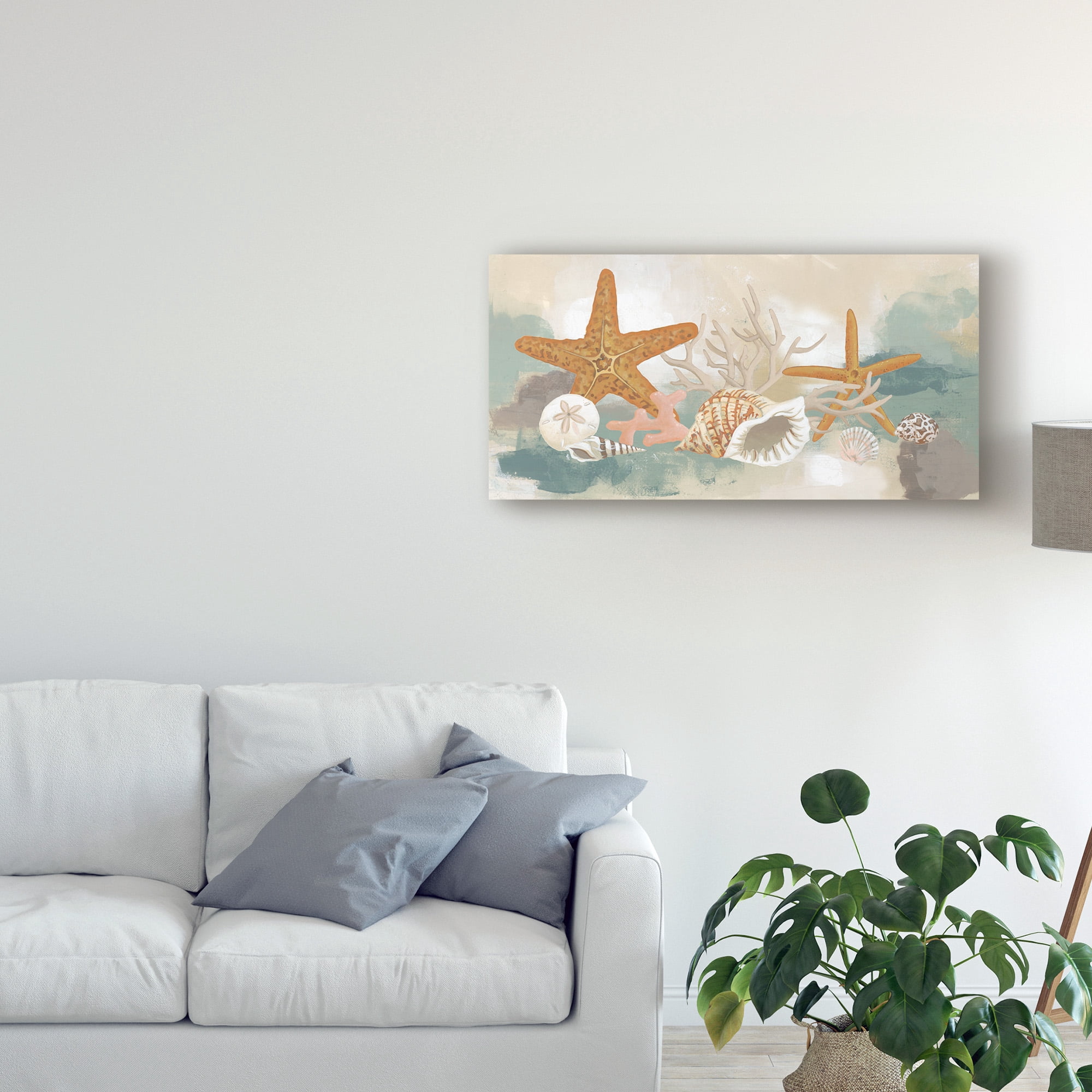 Trademark Fine Art 'Marine Tableau I' Canvas Art by June Erica Vess