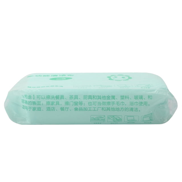 Toallita Para Platos ANGGREK 80 Hojas Tipo De Extracción Verde 20x20.4cm