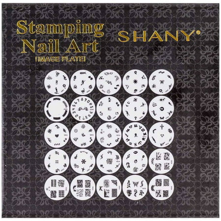 SHANY Stamping Plaques d'image Nail Art, 25 count