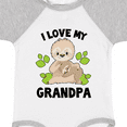 thumbnail image 4 of Inktastic Cute Sloth I Love My Grandpa with Green Leaves Boys or Girls Baby Bodysuit, 4 of 5