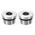 thumbnail image 1 of Uxcell 2pcs Tapón de tubo de acero inoxidable 304 G3/4 macho rosca cabeza hexagonal tapones de cabeza hexagonal con anillo de sellado para tubo de aire, agua, aceite, gas, 1 of 6