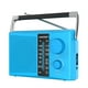thumbnail image 1 of Radio AM/FM portátil LEOTEC con mejor recepción azul, 1 of 7