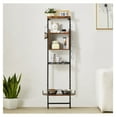 thumbnail image 6 of Dog Feeding Station with Storage, Elevated Stand for Large Dogs, Raised Pet Feeder Organizer with Shelves, Metal Frame, Non-Slip, Adjustable Height, 6 of 7