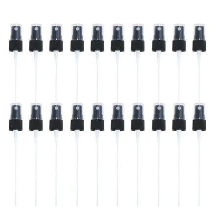 

20Pcs Portable Spary Bottle Pump Perfume Spray Head Mist Sprayer Replacement Spray Head Black (20 Caliber)