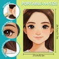 thumbnail image 3 of Plastic Makeup Painting Practice Board Reusable Face Painting Exercise Template Rectangle with Girls Pattern Mixed Color 29.7x21cm 2pcs/set, 3 of 7