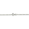 thumbnail image 3 of 925 Sterling Silver 1.75mm Figaro Chain; 26 inch; for Adults and Teens; for Women and Men, 3 of 4