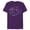 Purple, variant on Minnie Mouse Line Drawing Family Trip Vacation - Short Sleeve Blended T-Shirt for Adults - Customized-Black