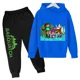 thumbnail image 3 of 2024 Nueva ropa para niños, conjunto de sudadera con capucha y pantalón, zapatillas deportivas, ropa deportiva para niños y niñas, otoño y primavera, 2 piezas, ropa para niñas pequeñas, 3 of 5