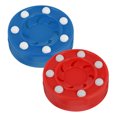 thumbnail image 4 of SOPOTUTU 2 Pcs Balles de Hockey Rouges pour Entraînement PP Équipement de Jeu Intérieur, 4 of 8