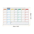 thumbnail image 2 of Uxcell 16.9" x 11.8" Magnetic Chore Chart, Dry Erase Planner, 2 of 6