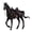 Black, variant on YIFAEUX PVC Horse Figure Movable Joints Simulation Horse Figurine with Saddle Miniature Horse Model Collectible Toy Decoration Ornament