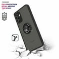 thumbnail image 3 of For Samsung Galaxy A13 5G / SM-A136 Impact Metal Ring Holder Stand Magnetic Car Mount Protective Hybrid Case Cover Black, 3 of 3