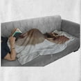 thumbnail image 6 of Humor Soft Flannel Fleece Throw Blanket, Scary Internet Meme with Why You No Expression Angry Trolling Chat Digital Design Print, Cozy Plush for Indoor and Outdoor Use, 50" x 60", Peach, by Ambesonne, 6 of 6