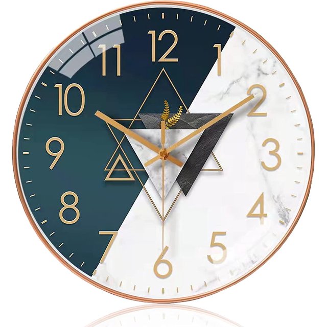 30cm Silent Modern Design Wall Clock, Silent Mute Clock Wall Pendulum For Bedroom Kitchen Living Room, Digital Wall Clock For Office And Cafeteria