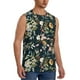thumbnail image 2 of Balery Watercolor Floral Camisetas sin mangas para hombre, absorbe la humedad y protege contra el mal olor.-Large, 2 of 7