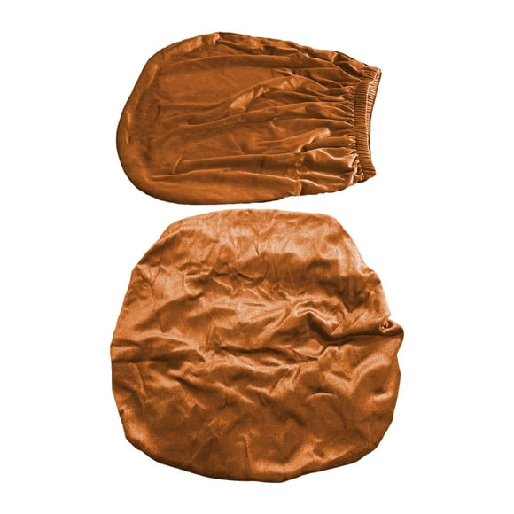 Funda para silla de computadora, 2 piezas, protector de muebles, funda para asiento de silla de oficina naranja