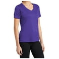 thumbnail image 5 of Yellow Rooster Women's PosiCharge Competitor V-Neck Tee Purple L, 5 of 7