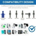 thumbnail image 4 of Replacement Sphygmomanometer Cuff for Children Small (15-24 cm), Sphygmomanometer Armband for Toddlers with 6 Sphygmomanometer Adapters, 4 of 4