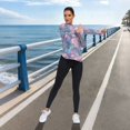 thumbnail image 6 of FORMRS Womens Long Sleeve Shirts UPF 50+ Sun Protection Quick Dry Fishing Hiking Tops, Size S-2XL, Pink Marble Pattern, 6 of 8