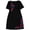 Black - blk, variant on Jax Womens Applique A-Line Dress