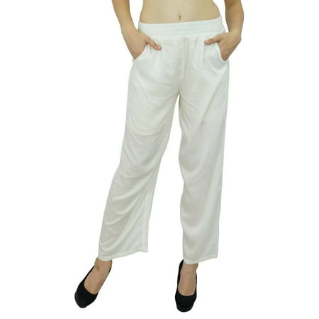 

Bimba Women Long Pajama With Pockets Modal Cotton Night Pyjama Sleepwear