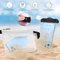 thumbnail image 4 of MATEPROX Waterproof Phone Pouch with Lanyard/Arm/Waist Strap, [2 Packs] Style Universal Water Proof Case Bags for iPhone 13/12/11 Pro Max/XR/SE/Galaxy S22-Clear, 4 of 7