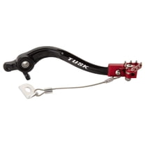 Tusk Aluminum Brake Pedal Red Tip