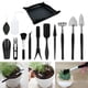 thumbnail image 1 of Mini Herramientas de Plantas suculentas, para el Cuidado de Plantas de jardín de Hadas en Miniatura (Negro, 14 PCS) ShuxiuWang 9024715988263, 1 of 5