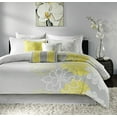 thumbnail image 2 of Madison Park Lola Ensemble de Couette, Très Grand, Gris/jaune, 2 of 2