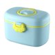 thumbnail image 1 of Linda tapa portátil con asa de viaje para guardar refrigerios, fórmula, comida y fruta en recipientes tipo tazón a prueba de derrames para bebés al aire libre, 1 of 5