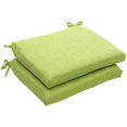 thumbnail image 1 of Pillow Perfect Coussin de Siège Carré Texturé Vert Intérieur/extérieur, Lot de 2, 1 of 7