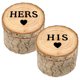 thumbnail image 1 of Un par de cajas de madera para anillos de boda (diámetro de 6 cm, para ella, para él), con soportes para cajas de anillos para guardarlos durante los compromisos de boda y el día de San Valentín., 1 of 5