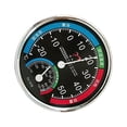 thumbnail image 2 of Naiovety Analog Hygrometer Indoor Living Room Instrument Temperature Tabletop Wall Measuring Portable Meter Mounted Termómetros Negro, 2 of 6