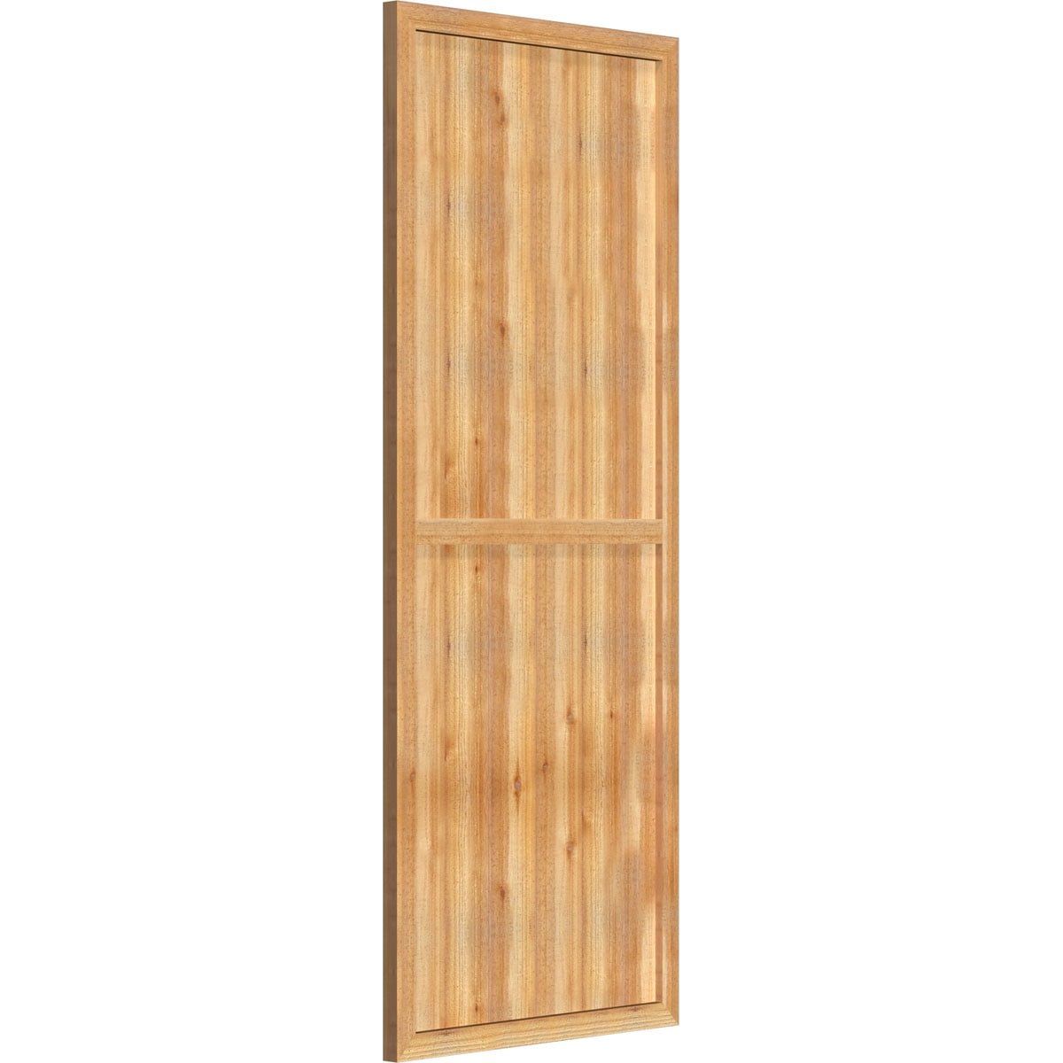 32 1/4"W X 80"H Timbercraft Six 5 3/8" Boards Framed Board-N-Batten Shutters, Rough Sawn Western Red Cedar (Per Pair)