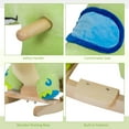 thumbnail image 6 of Qaba Kids Plush Ride-On Rocking Horse Toy Dinosaur Ride on Rocker Green with Realistic Sounds, 6 of 8